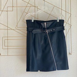 Bloomingdales Sexy Faux Leather Skirt